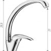 Μπαταρία Νεροχύτη με Ψηλό Ρουξούνι IDEAMIX Standard - Image 2